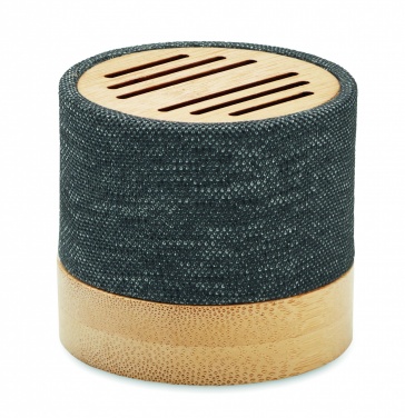 Logotrade promotional giveaways photo of: Bamboo RPET wireless speaker