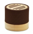 Bamboo RPET wireless speaker, Chocolate