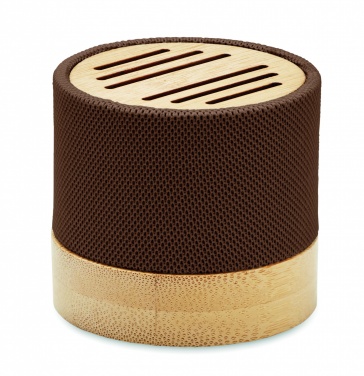 Logotrade promotional items photo of: Bamboo RPET wireless speaker