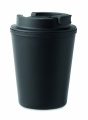 Recycled PP tumbler 300 ml, Black