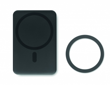 Logotrade promotional giveaways photo of: Magnetic wireless charger 15W powerbank 5000 mAh