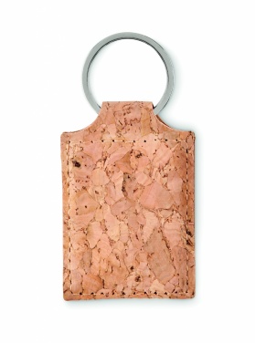 Logo trade advertising products picture of: Rectangular cork key ring Imatra