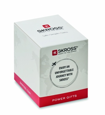 Logo trade promotional product photo of: Skross World to Europe USB 12W