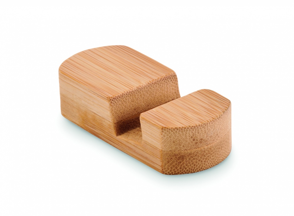 Logotrade corporate gift image of: Mini bamboo phone stand