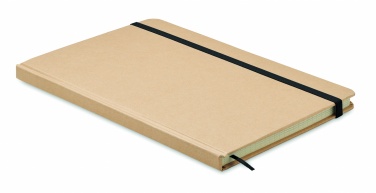 Logo trade promotional product photo of: A5 recycled carton notebook