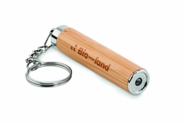 Logotrade promotional gifts photo of: Mini bamboo torch with keyring