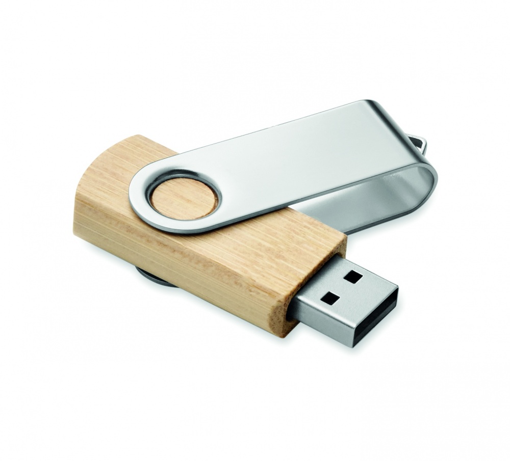 Logo trade business gift photo of: Techmate bamboo USB 16GB       MO6898-40