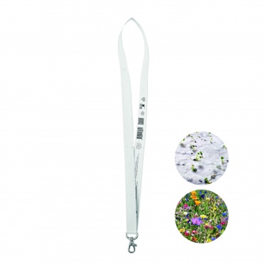 Logotrade corporate gift picture of: Seed paper lanyard w/hook