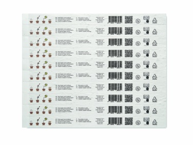 Logo trade corporate gifts picture of: Sheet of seed paper wristbands