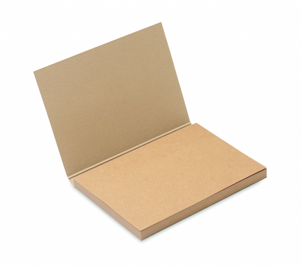 Logo trade promotional giveaways image of: Recycled paper memo block