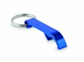 Recycled aluminium key ring, Blue