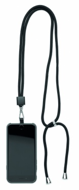 Logo trade corporate gift photo of: RPET Phone holder lanyard