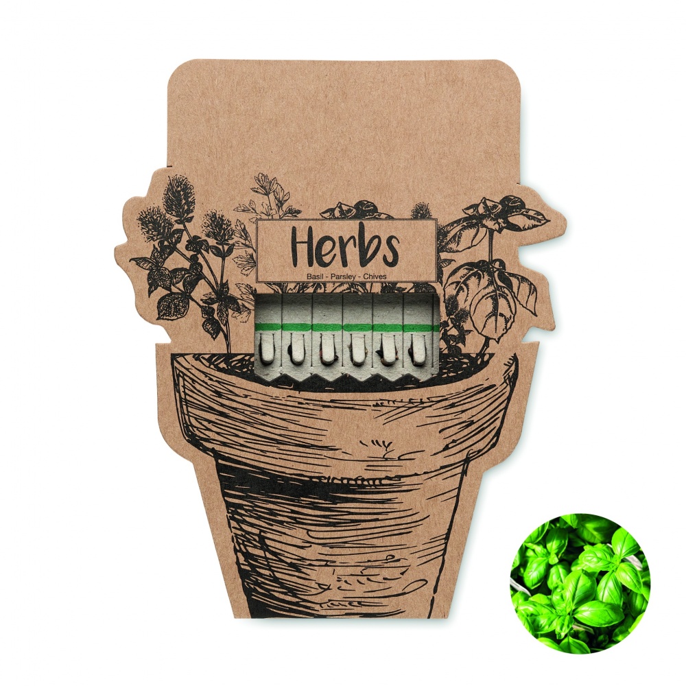 Logo trade advertising products image of: Herb seeds sticks