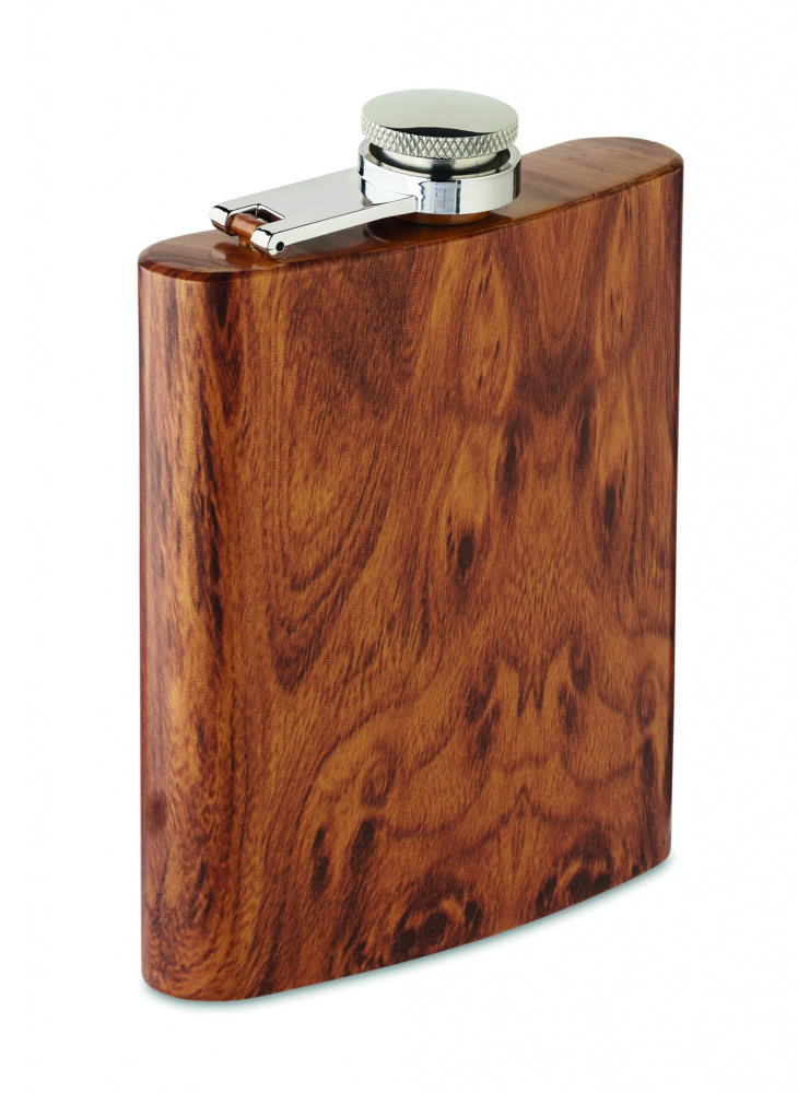 Logotrade advertising products photo of: Slim hip flask 190 ml