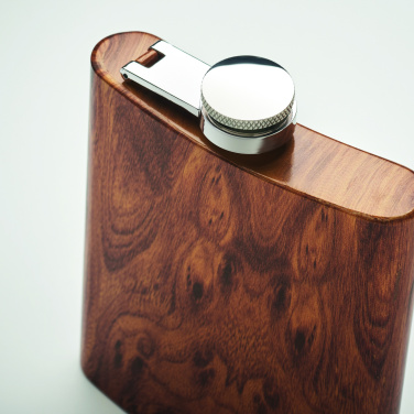 Logotrade advertising product picture of: Slim hip flask 190 ml