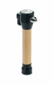 3-in-1 bamboo flashlight with an emergency hammer and seatbelt cutter, Wood