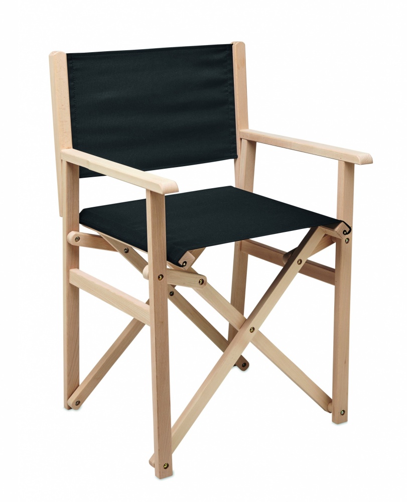 Logotrade corporate gift picture of: Foldable wooden beach chair