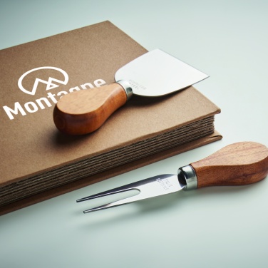 Logo trade business gift photo of: Set of 4 cheese knives