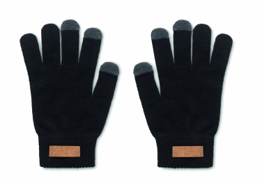 Logotrade promotional gift picture of: RPET tactile gloves