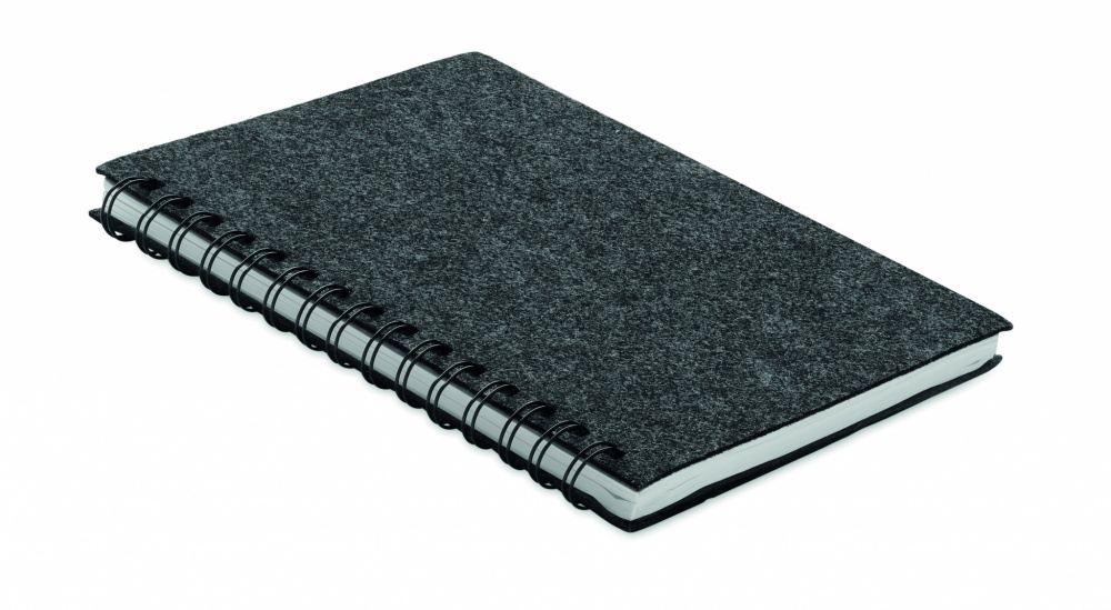 Logotrade promotional merchandise image of: A5 RPET felt cover notebook