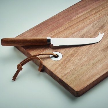 Logo trade promotional items picture of: Acacia wood cheese board set