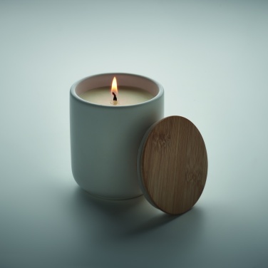 Logo trade promotional items picture of: Plant based wax candle 200 gr