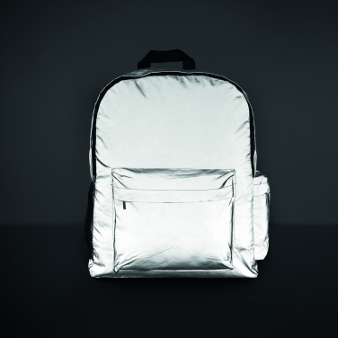 Logo trade advertising products image of: High reflective backpack 190T