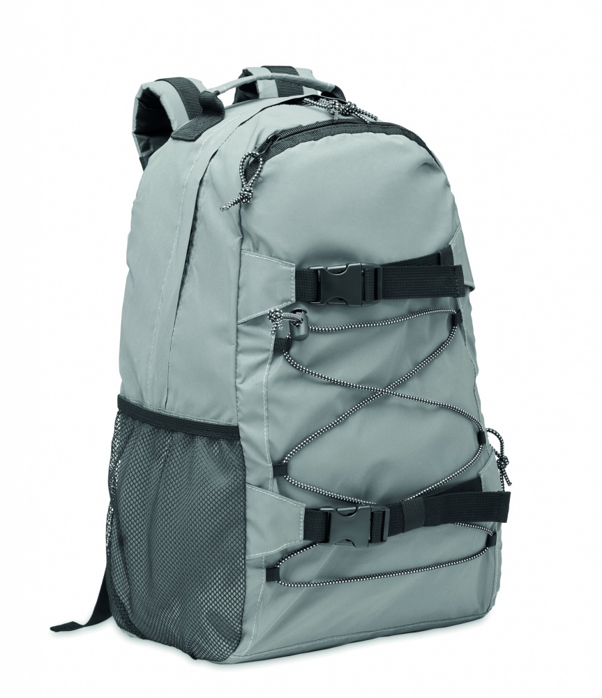 Logo trade corporate gifts image of: High reflective backpack 190T