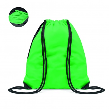 Logo trade promotional giveaways image of: Brightning drawstring bag