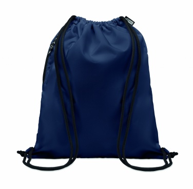 Logo trade corporate gift photo of: Large drawstring bag 300D RPET