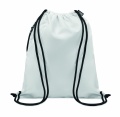 Large drawstring bag 300D RPET, White