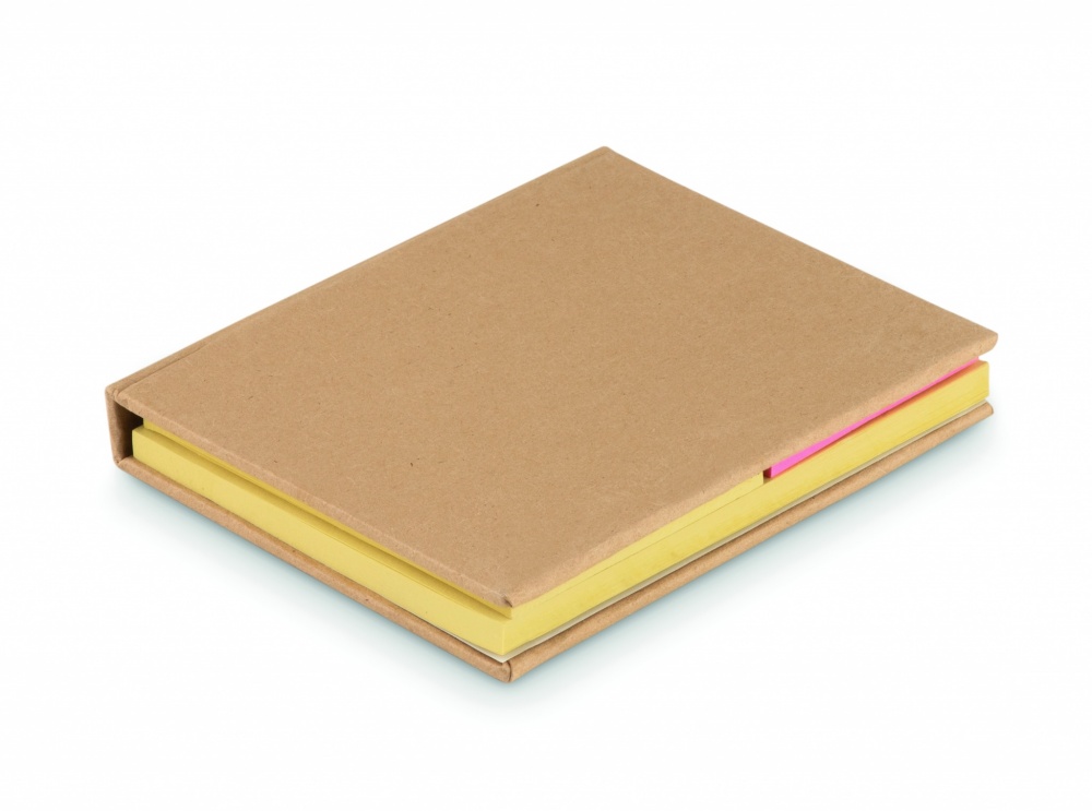 Logo trade promotional merchandise photo of: Sticky note memo pad recycled