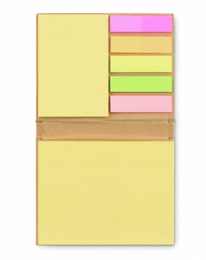 Logo trade promotional merchandise image of: Sticky note memo pad recycled