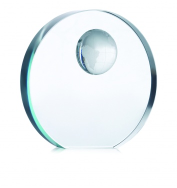 Logo trade corporate gifts picture of: Globe glass trophy