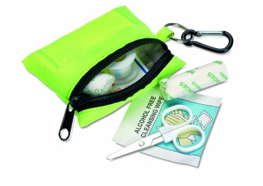 Logo trade promotional items picture of: First aid kit w/ carabiner