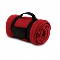 Fleece blanket, Red