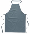 Kitchen apron in cotton, Grey