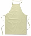 Kitchen apron in cotton, Beige