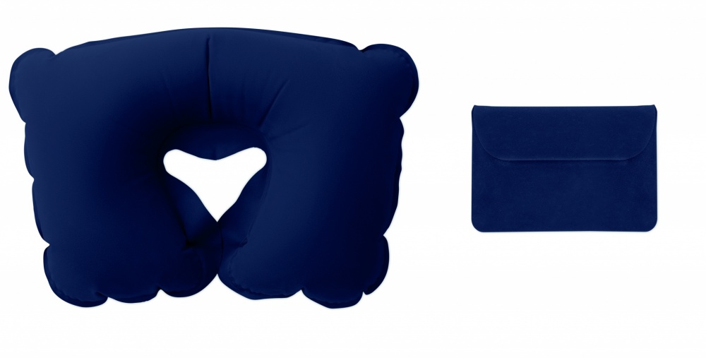 Logo trade promotional merchandise photo of: Inflatable pillow in pouch