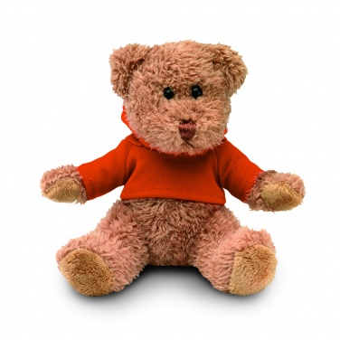 Logo trade promotional gift photo of: Teddy bear plus with hoodie