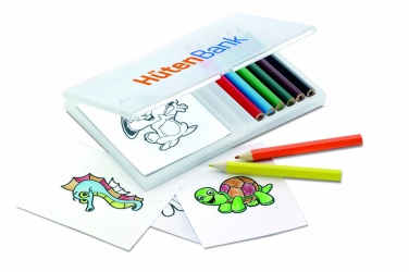 Logotrade promotional product image of: Wooden pencil colouring set