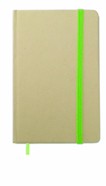 Logotrade promotional giveaway image of: A6 recycled notebook 96 plain