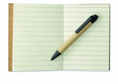 Logotrade advertising product image of: Recycled notebook with pen