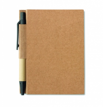 Logotrade corporate gift image of: Recycled notebook with pen