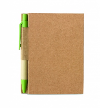 Logotrade promotional product picture of: Recycled notebook with pen