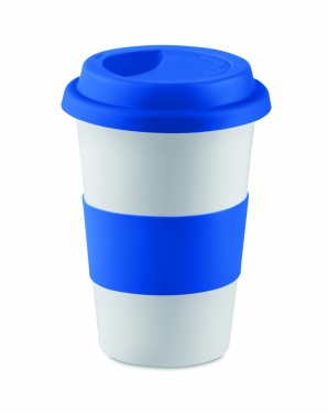 Logotrade promotional item picture of: Ceramic mug w/ lid and sleeve