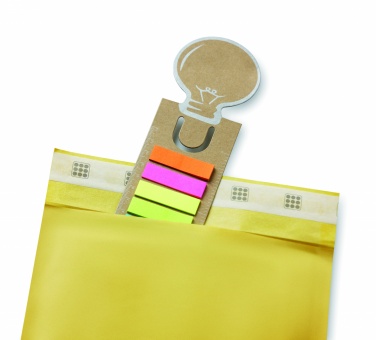 Logo trade promotional gift photo of: Bookmark with sticky memo pad