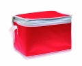 Nonwoven 6 can cooler bag, Red