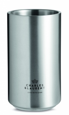 Logo trade promotional gifts image of: Stainless steel bottle cooler