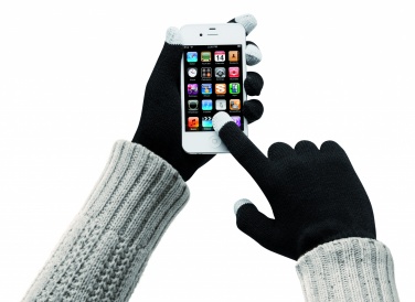 Logo trade corporate gift photo of: Tactile gloves for smartphones